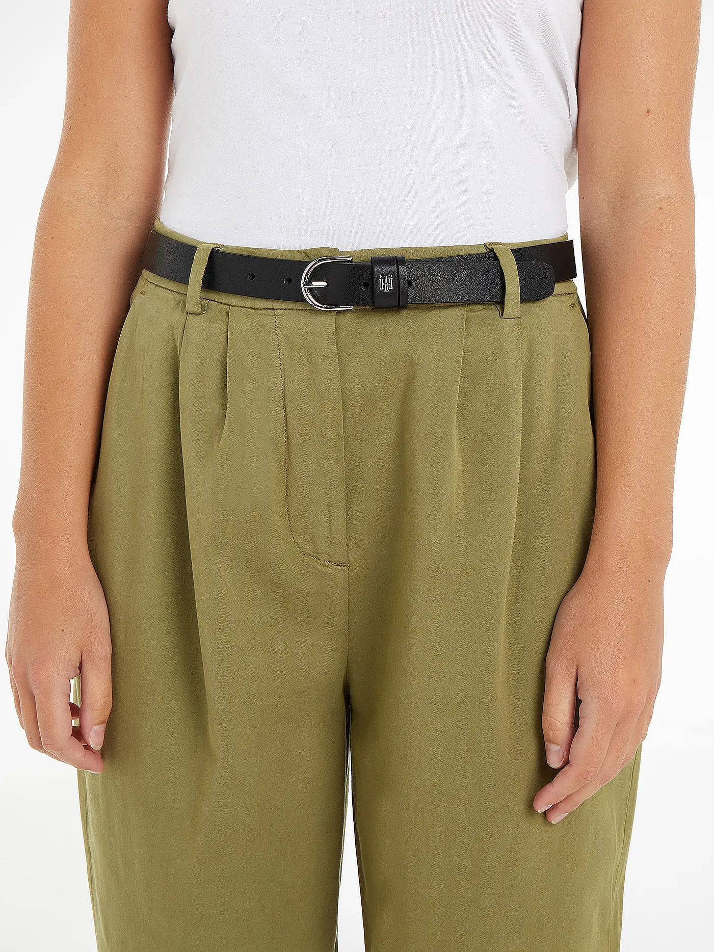 TOMMY HILFIGER | Ledergürtel TH TIMELESS | 